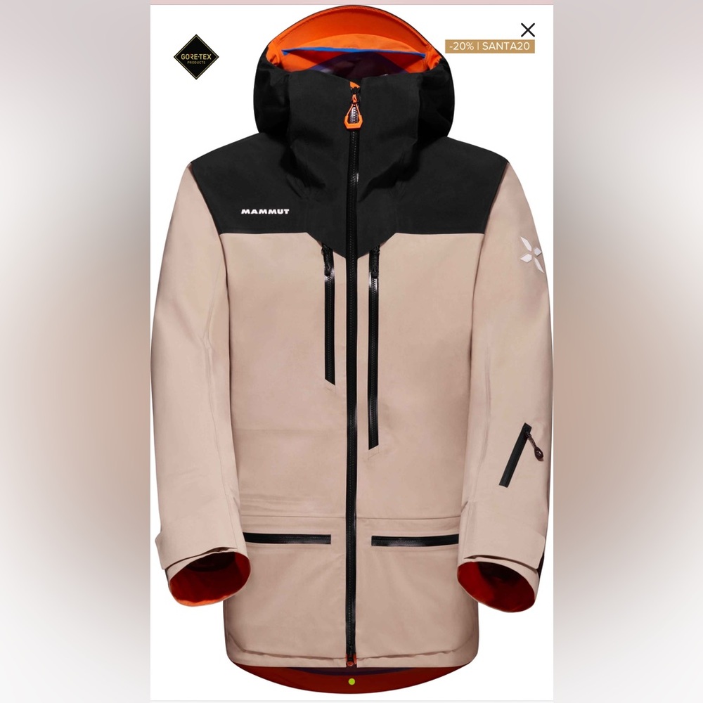 Men’s Mammut Eiger Free Pro HS Hooded Goretex Shell